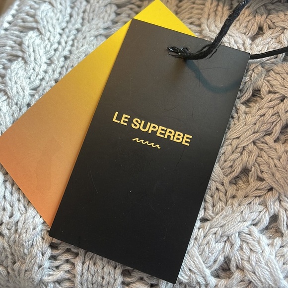 NWT Le superbe silver lining sinbad sweater - Picture 10 of 16